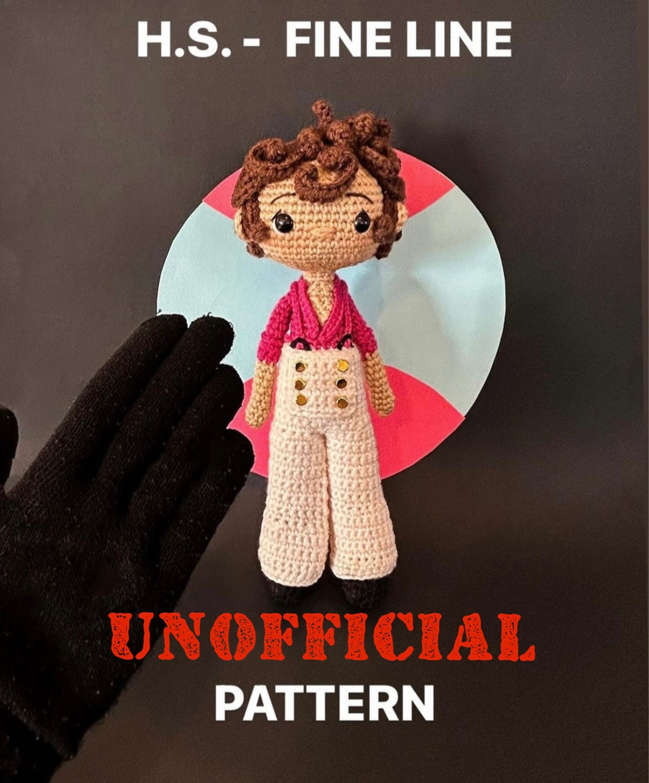 Unofficial Harry Styles Fine Line Amigurumi Crochet Pattern for Doll